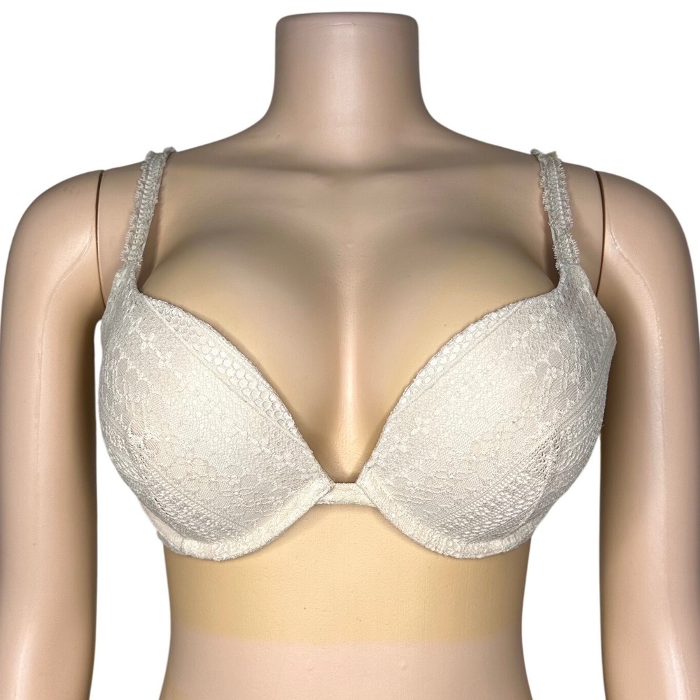 Victoria's Secret‎ Push Up Bra Size 34D Cream